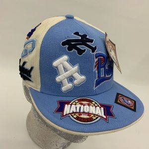 Men's Vintage White Lt. Blue Negro League Hat